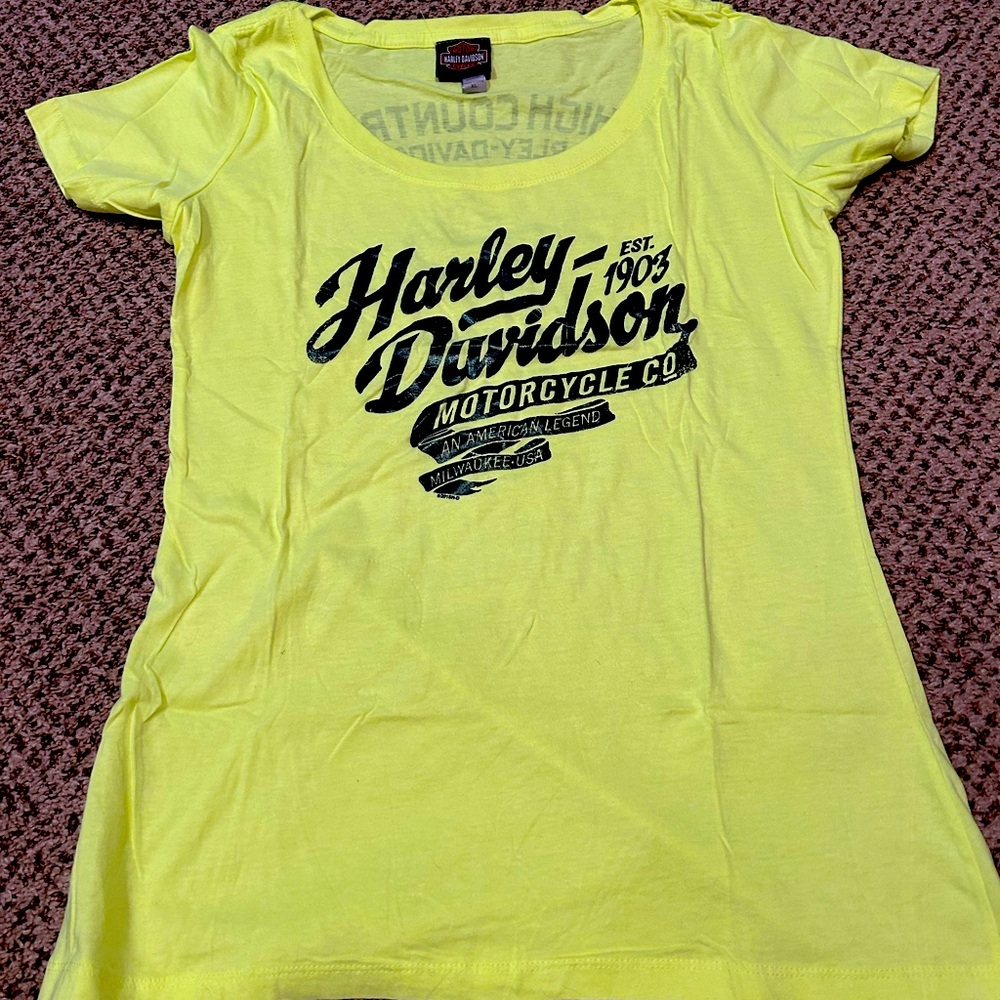 Harley-Davidson Light Yellow Tee